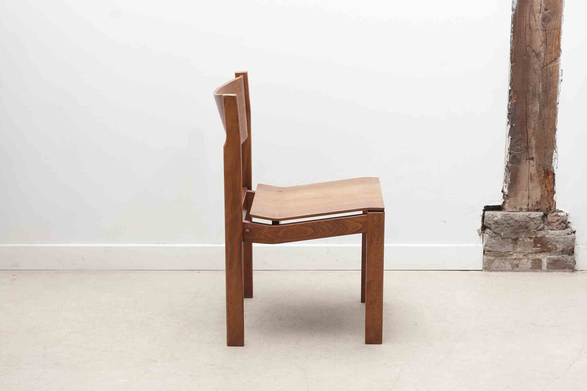 Chaise style scandinave chêne