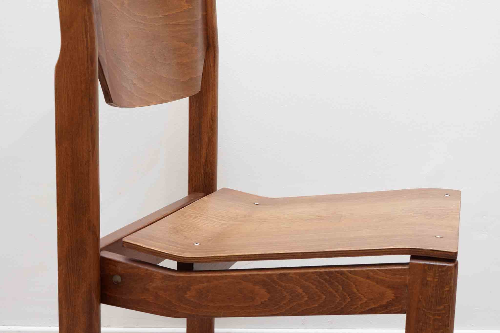 Chaise style scandinave chêne