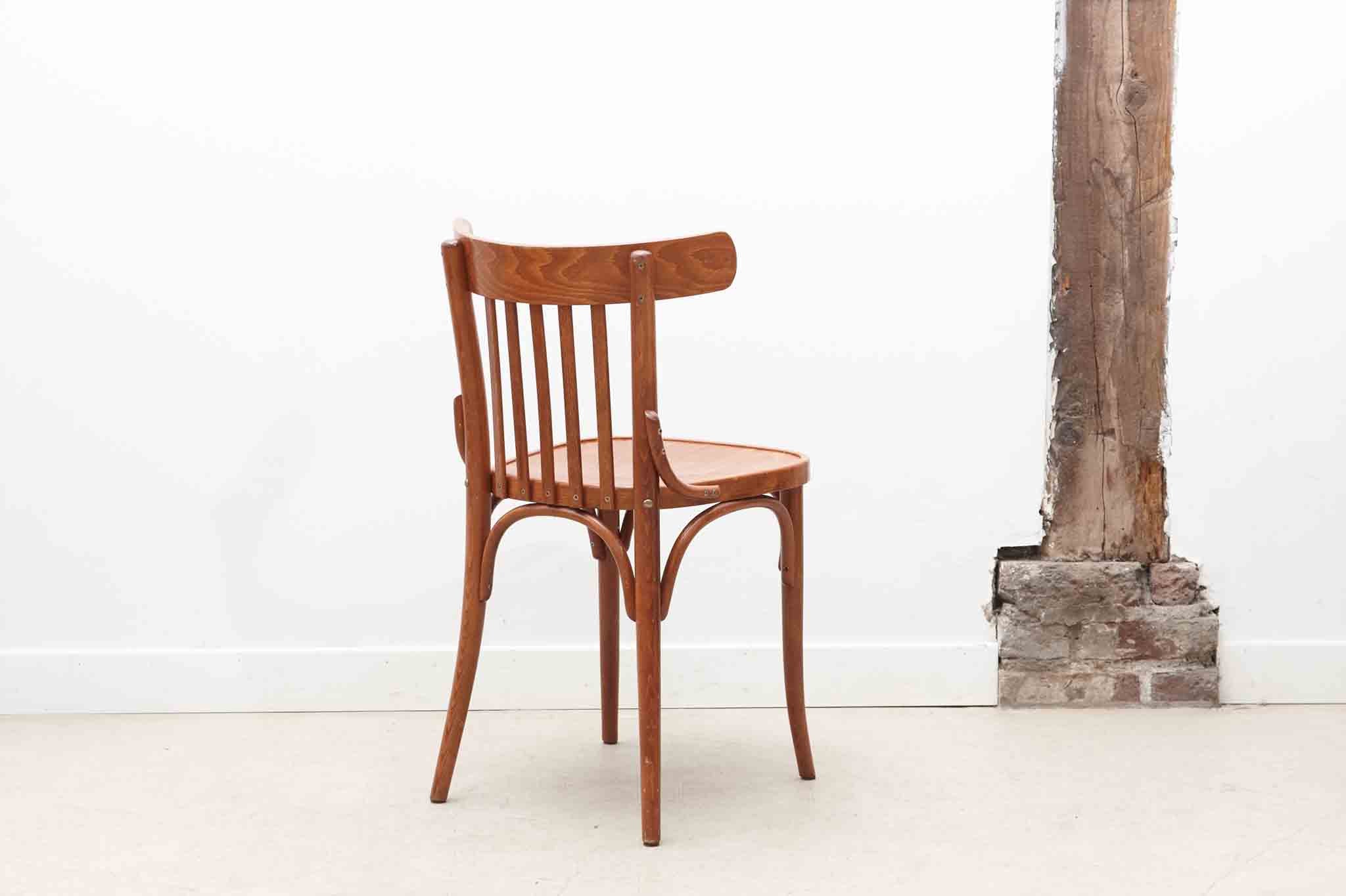 Chaise bistrot style Baumann caramel