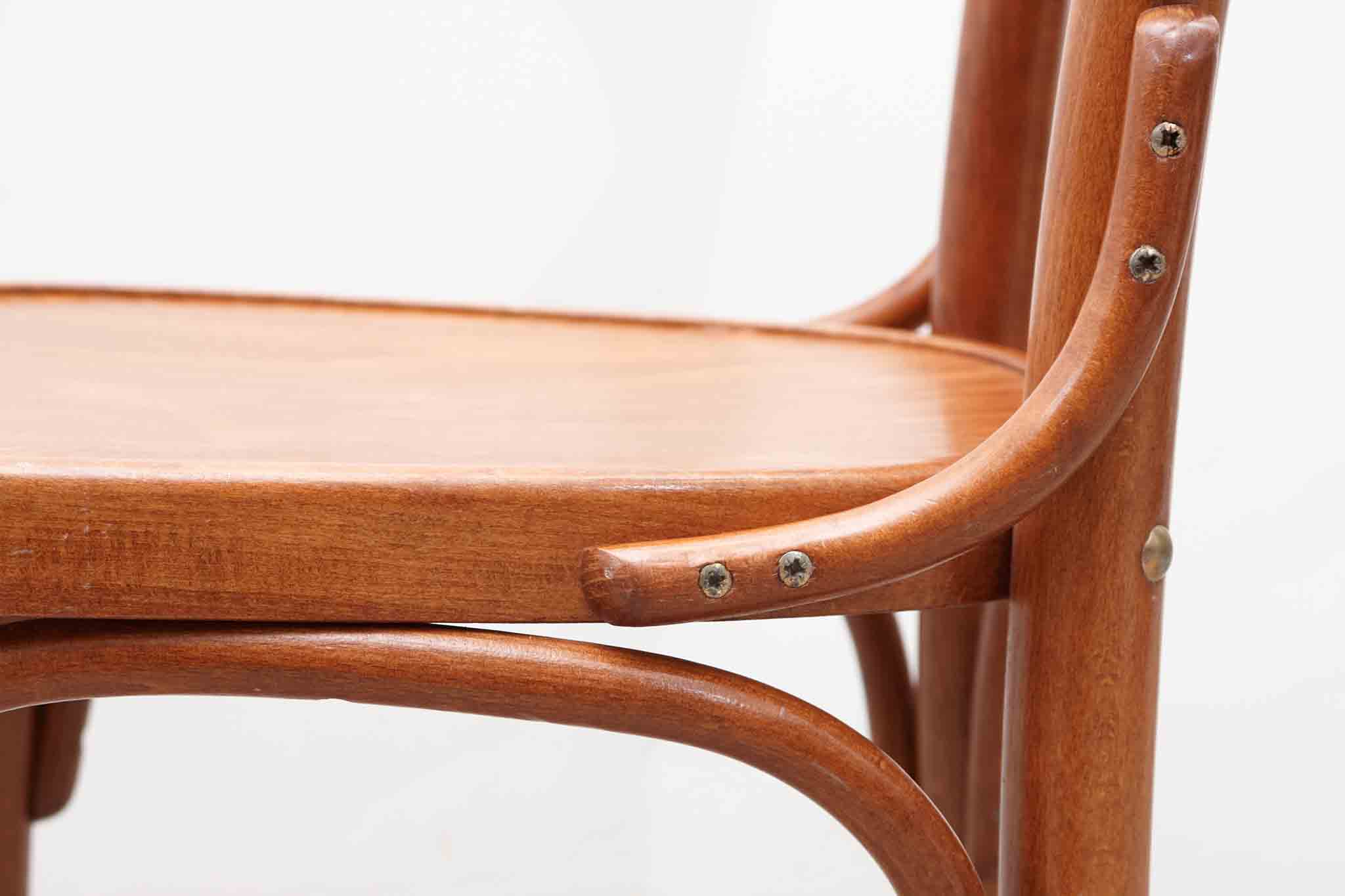 Chaise bistrot style Baumann caramel