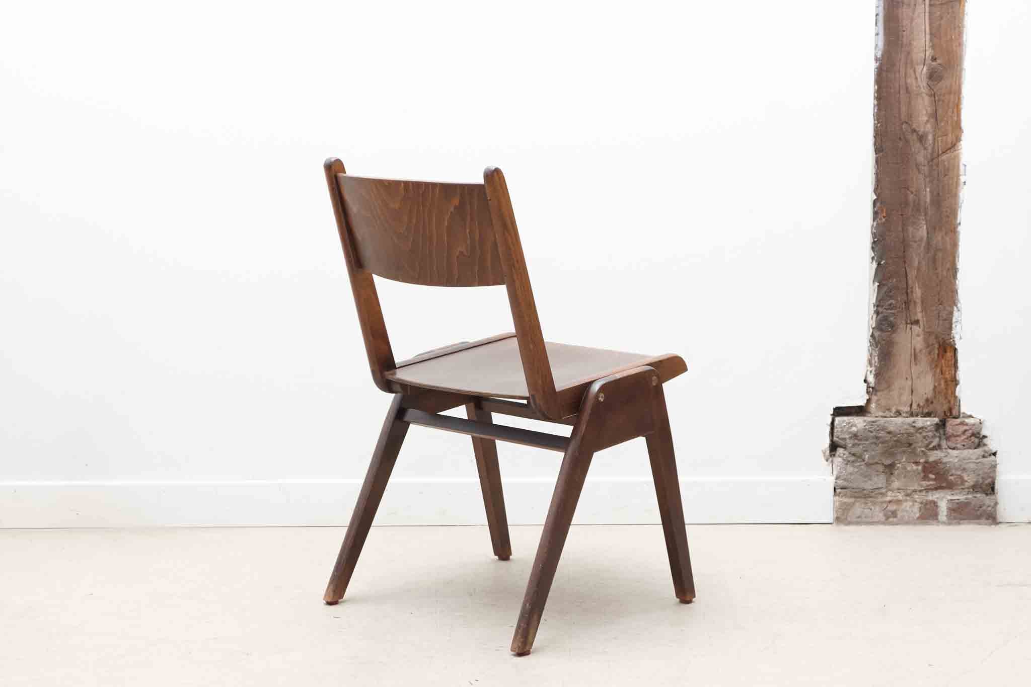 Chaise bistrot scandinave ébène