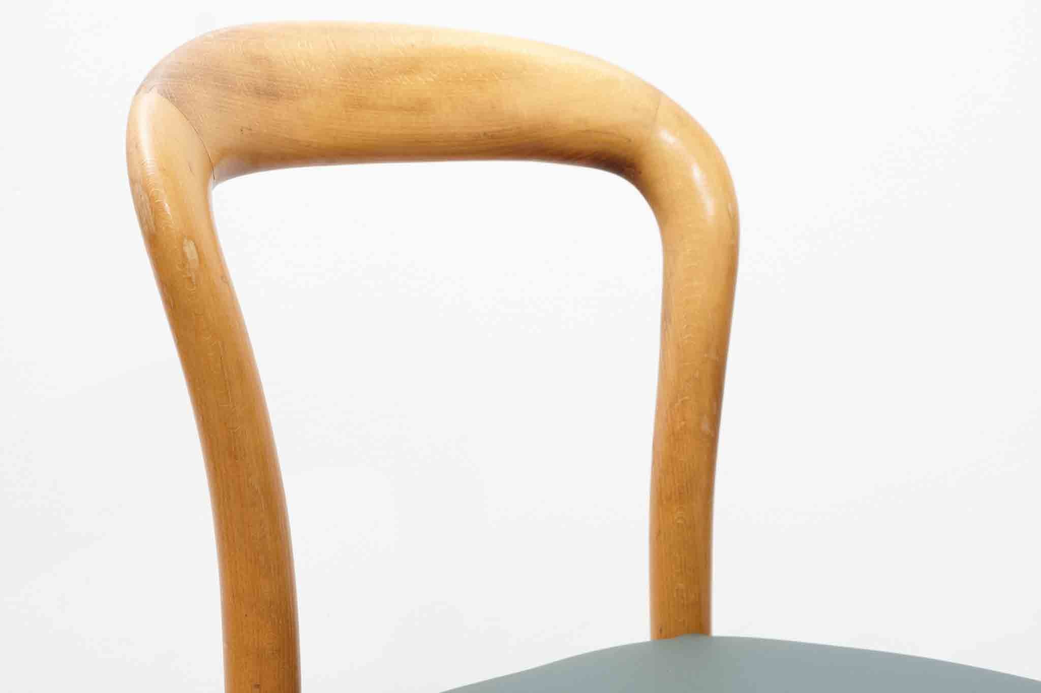 Chaise bistrot style art nouveau vert