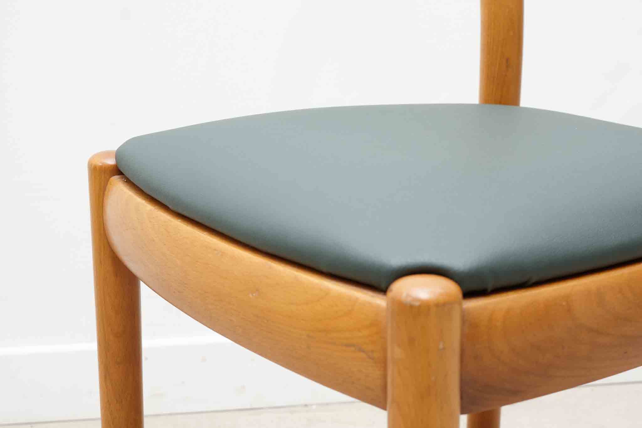 Chaise bistrot style art nouveau vert