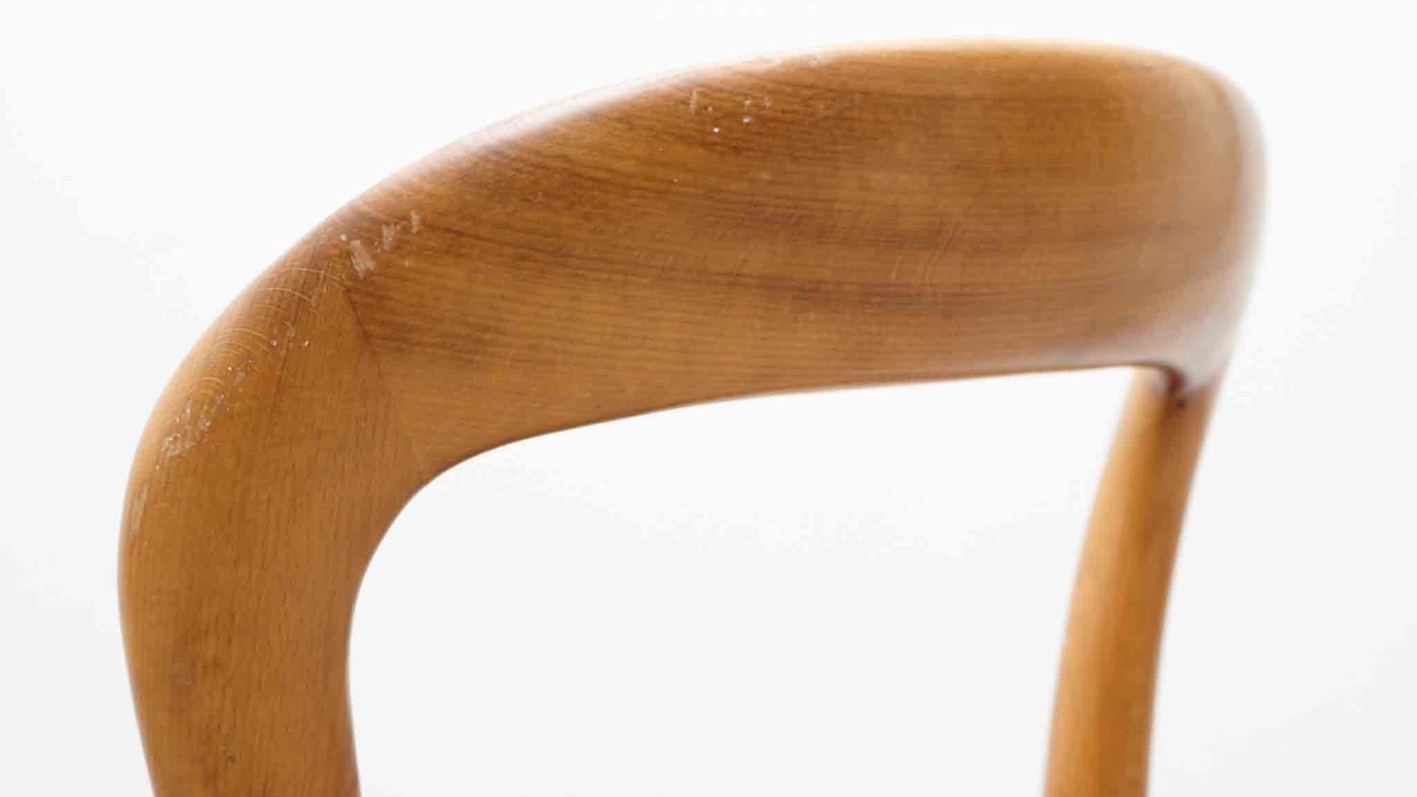 Chaise bistrot style art nouveau vert