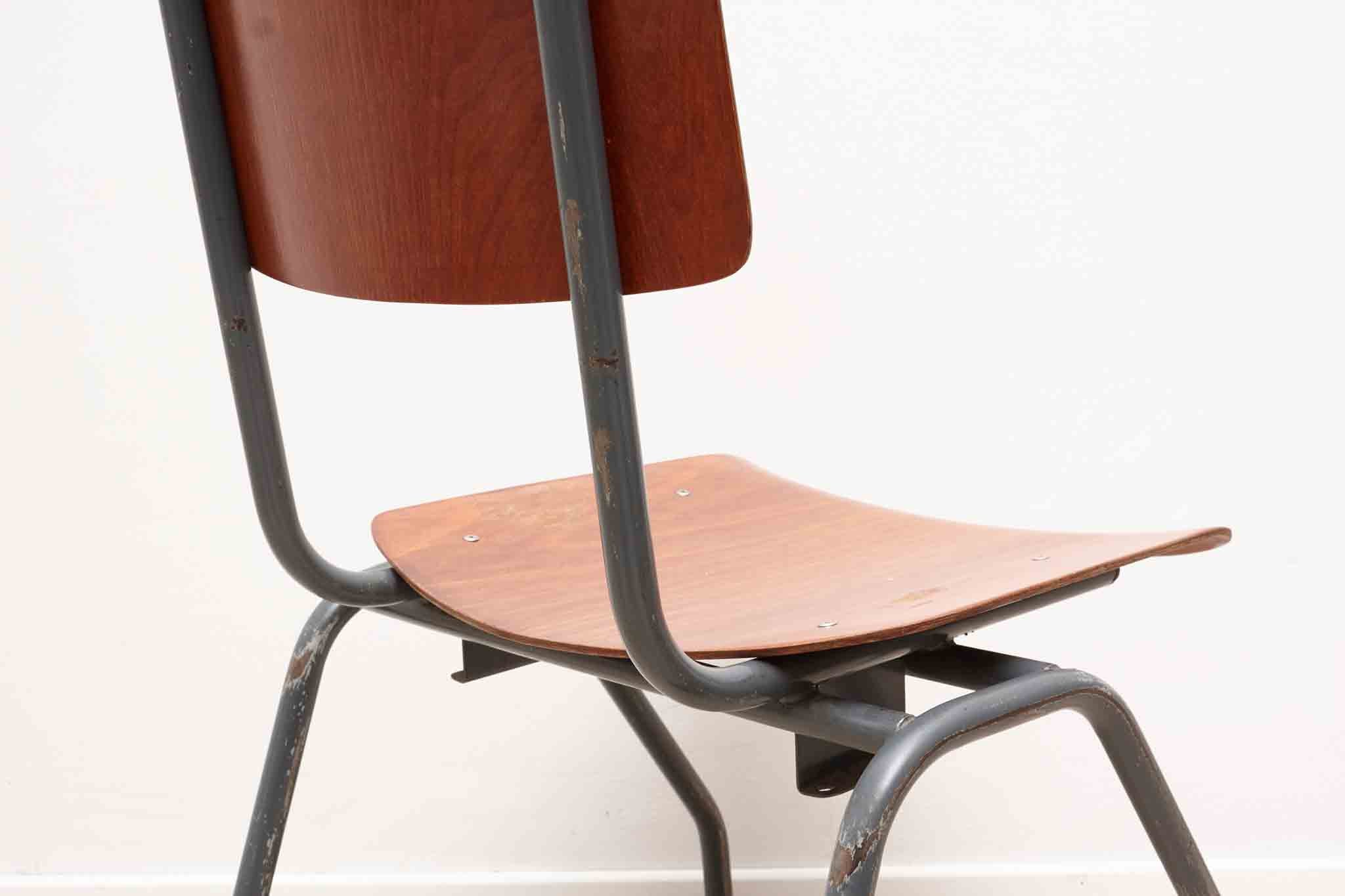 Chaise Eromes chêne / gris