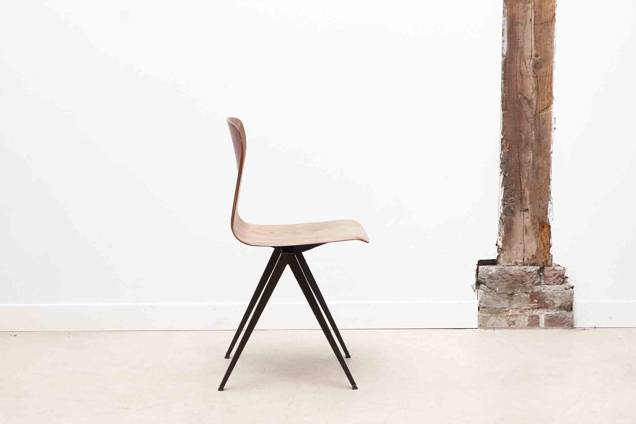Vintage Galvanitas S19 chair oak / brown