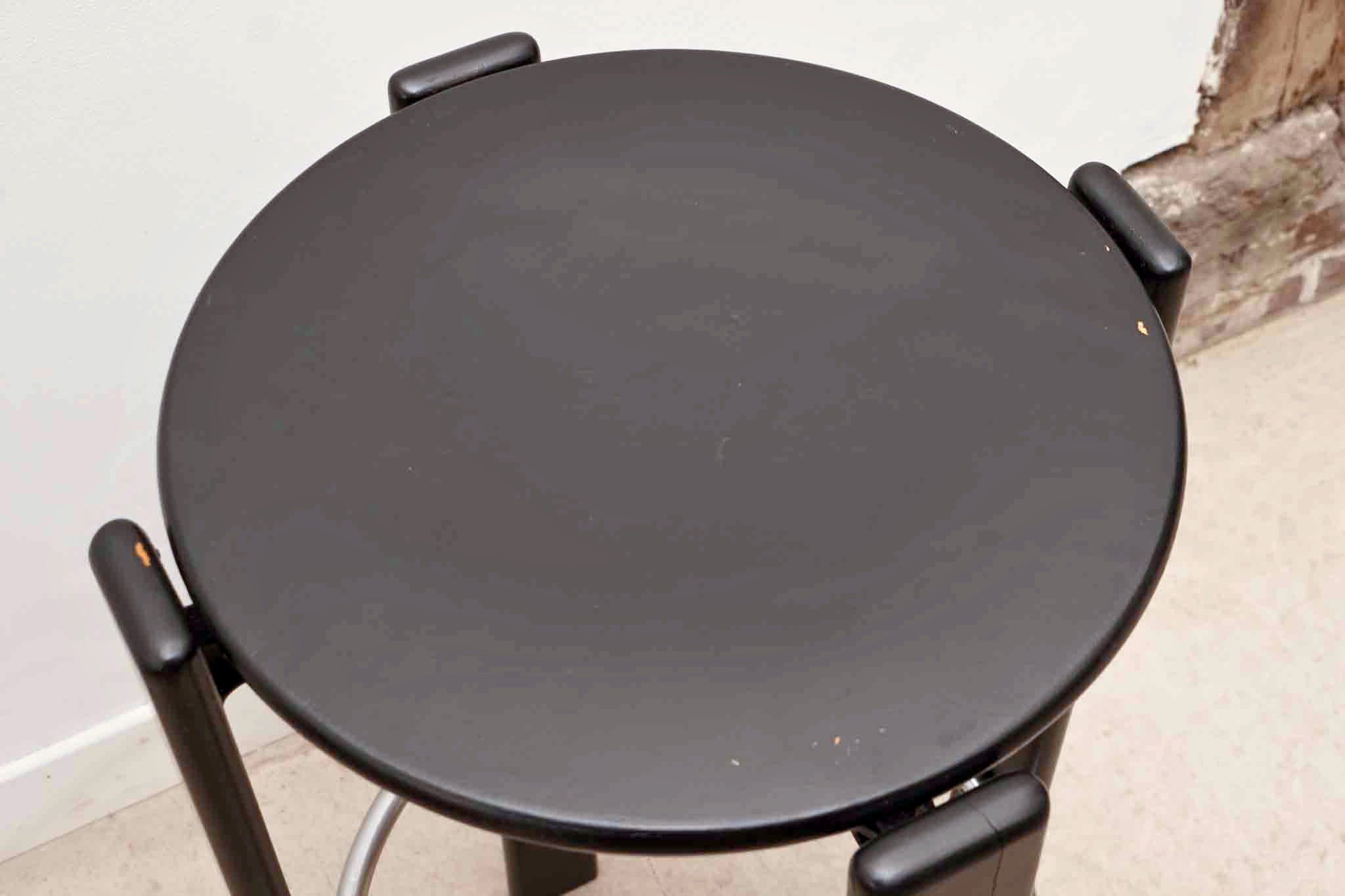 Tabouret Bruno Rey noir