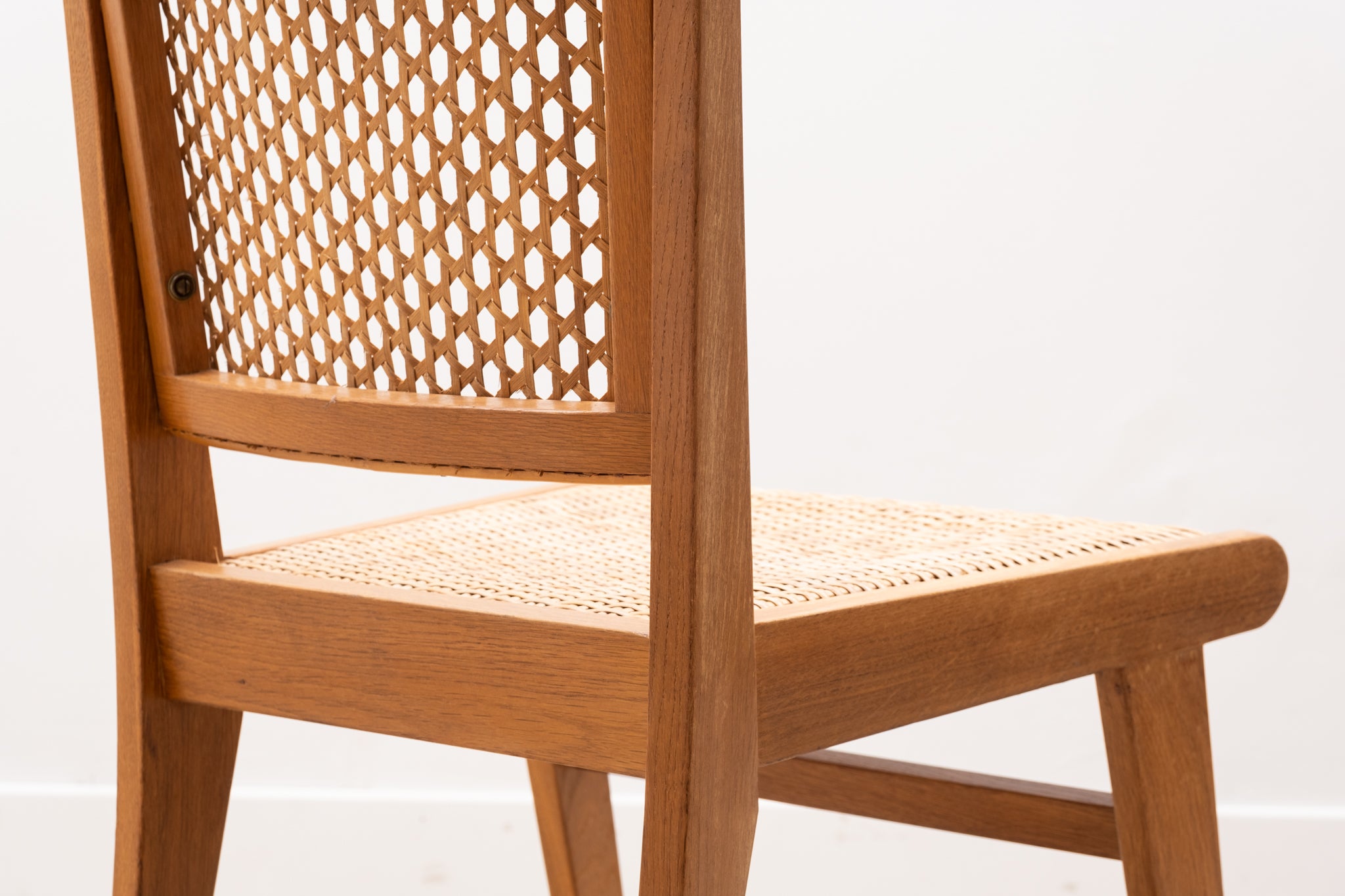Scandinavian cane chair