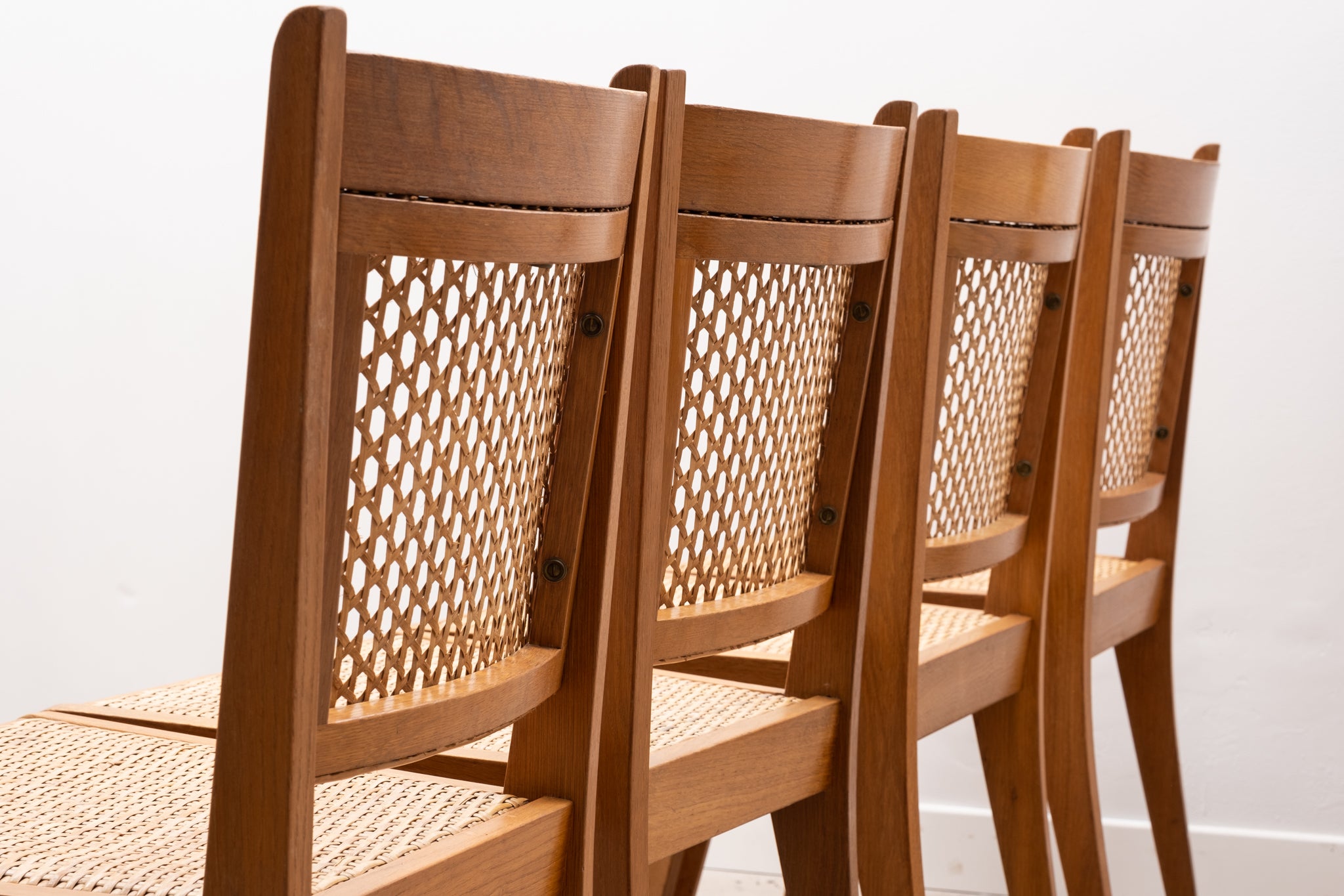 Scandinavian cane chair