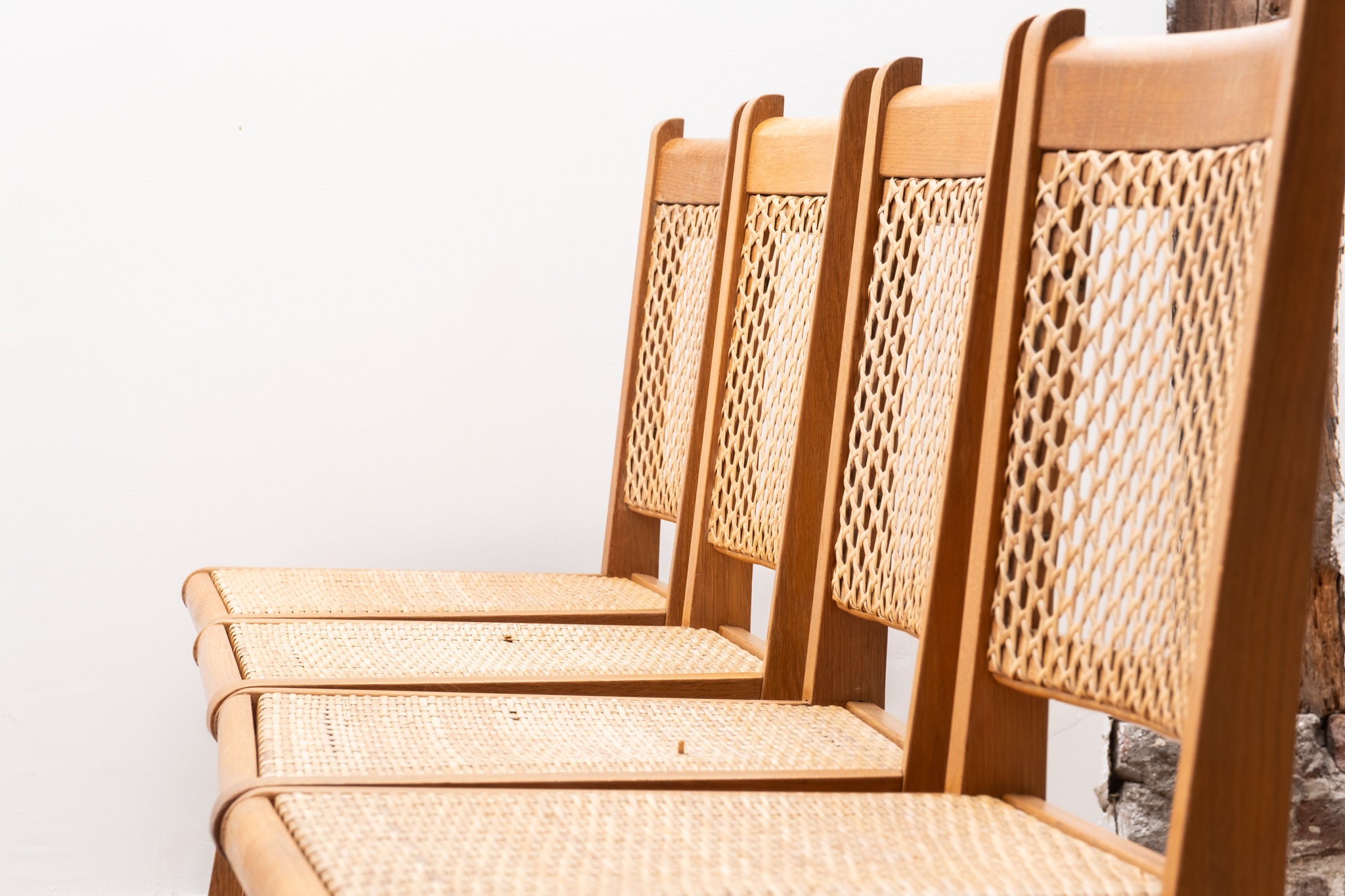 Scandinavian cane chair