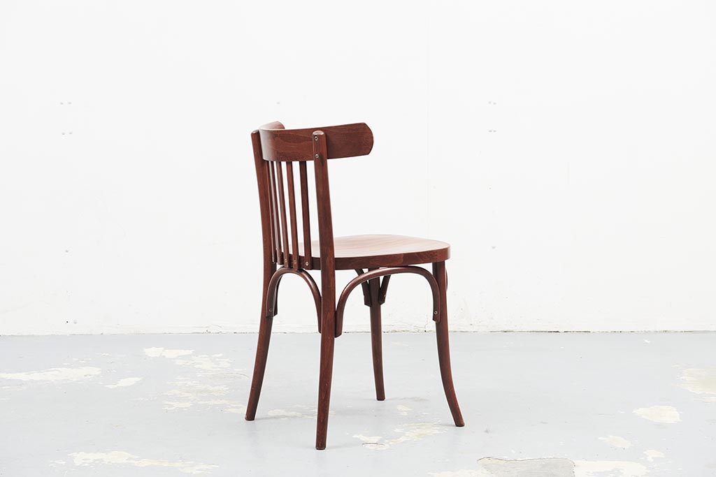Bistrot style Baumann mahogany chair