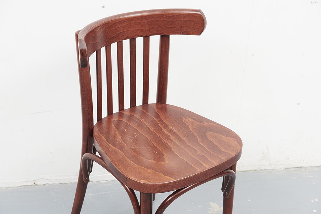 Bistrot style Baumann mahogany chair