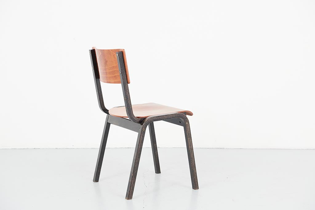 Pagholz chair all wood oak / brown