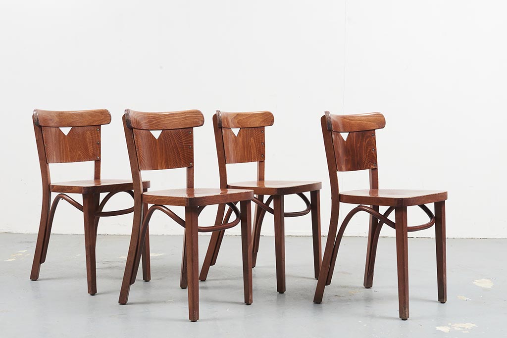 Hutten wood bistro chair