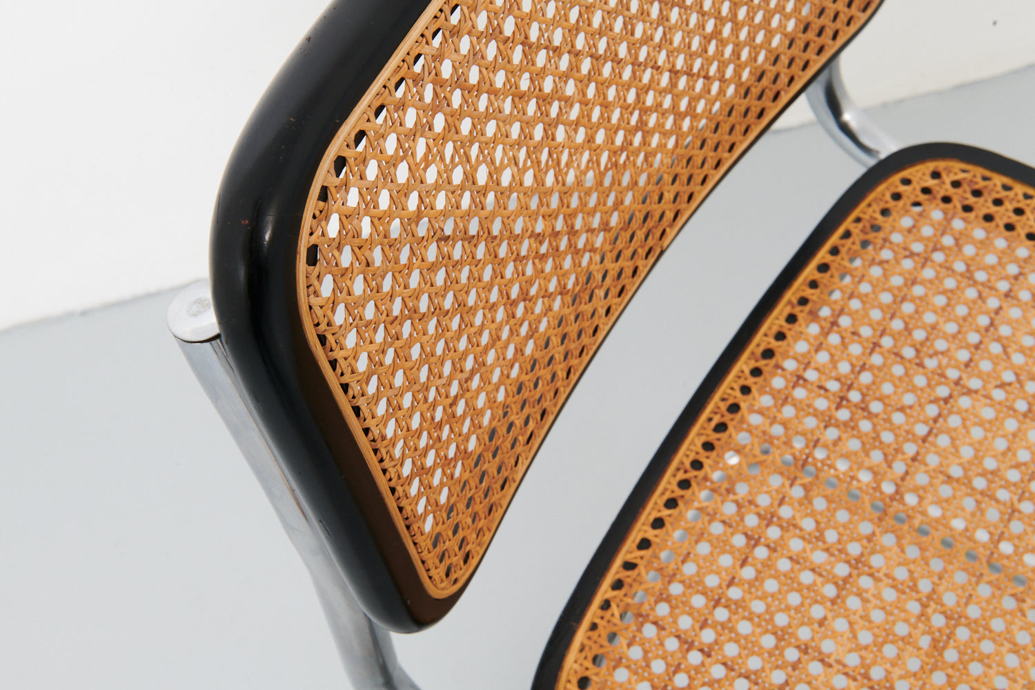 Black Cesca chair B32 by M.Breuer edition Cidue