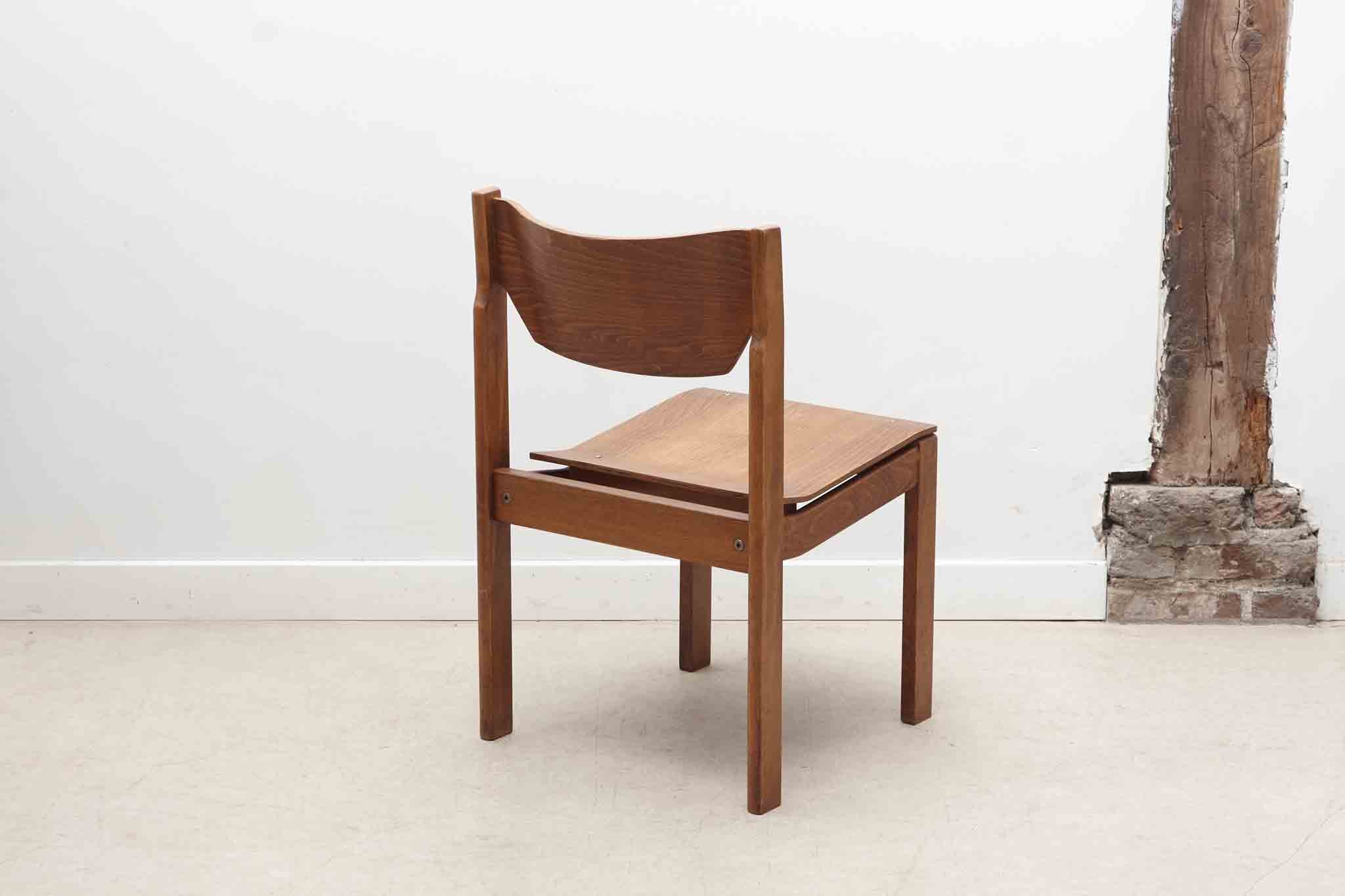 Chaise style scandinave chêne