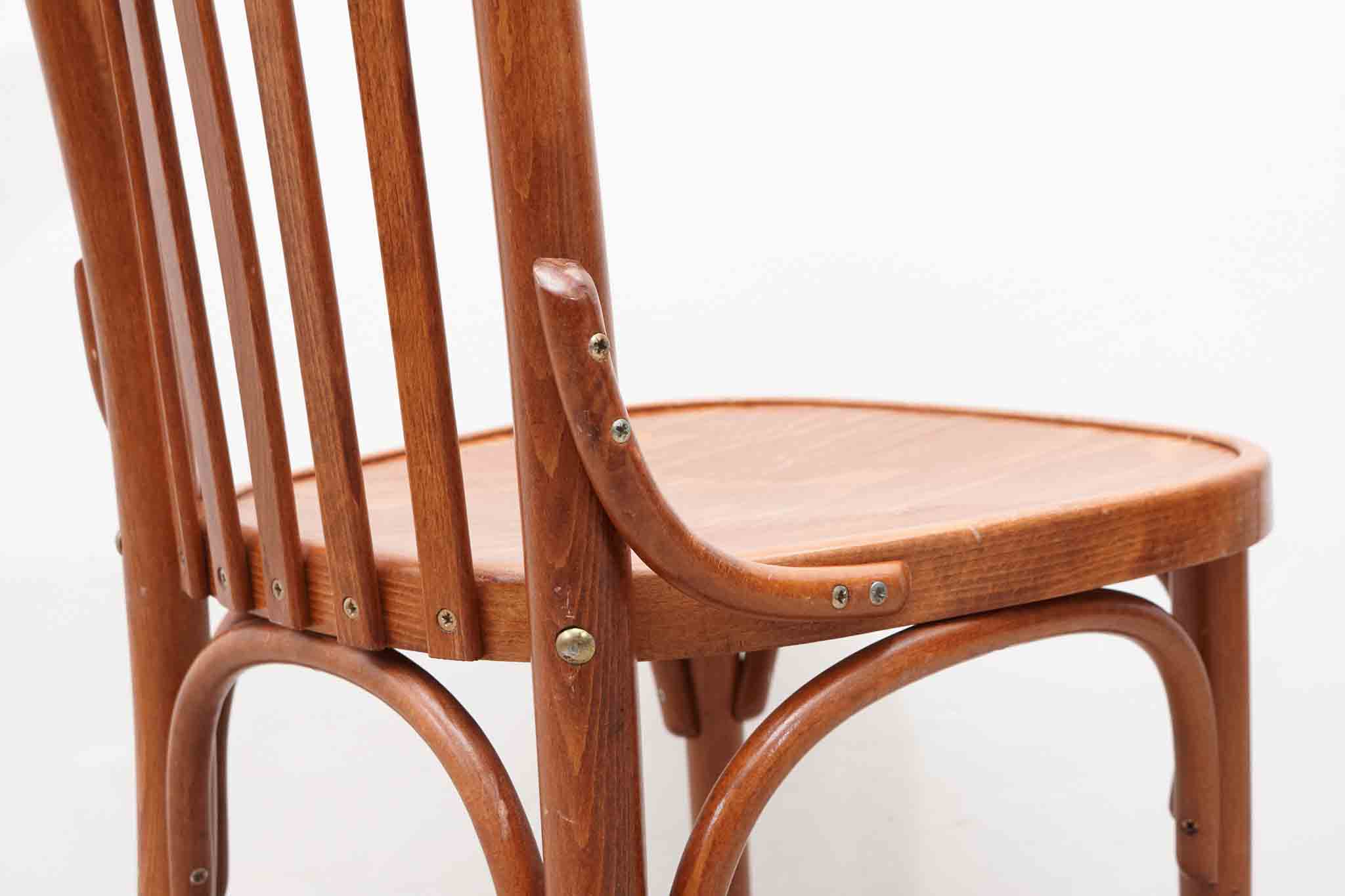 Chaise bistrot style Baumann caramel