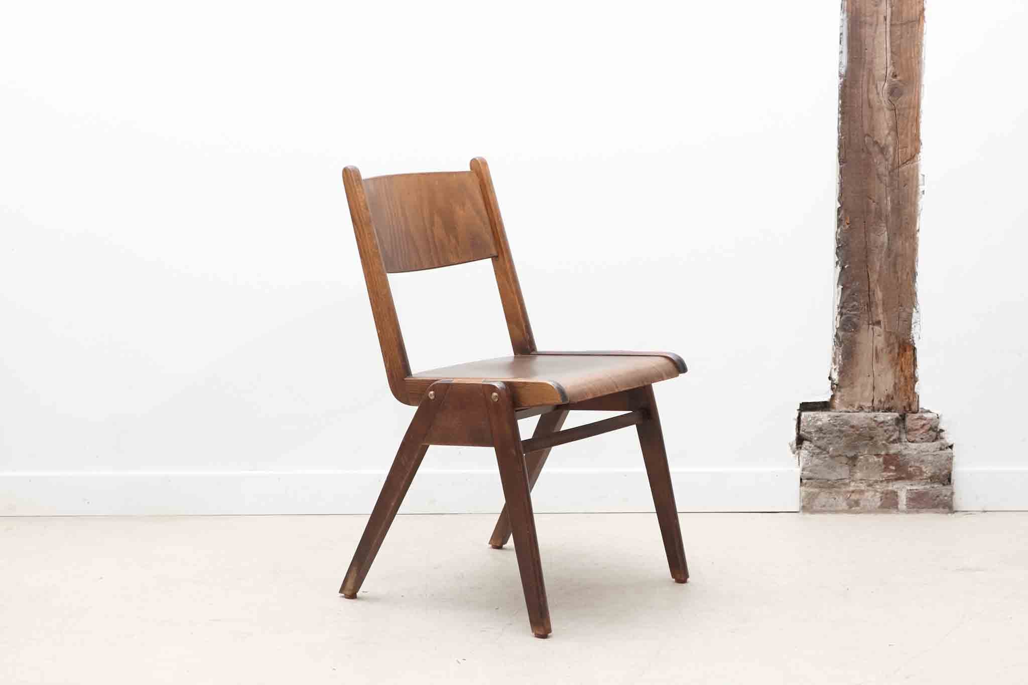 Chaise bistrot scandinave ébène