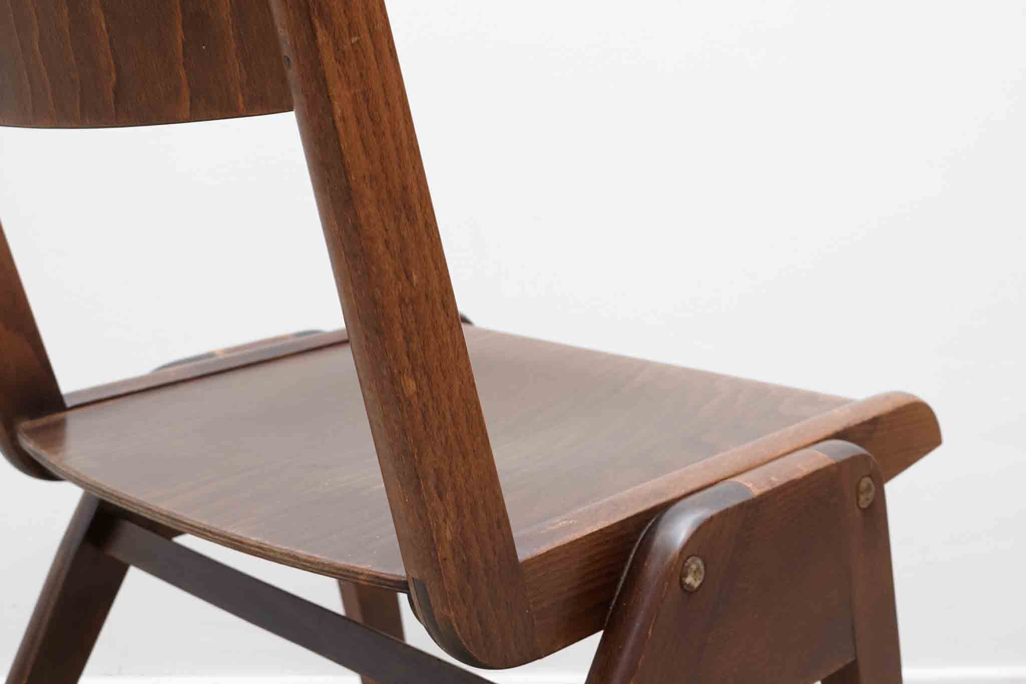 Chaise bistrot scandinave ébène