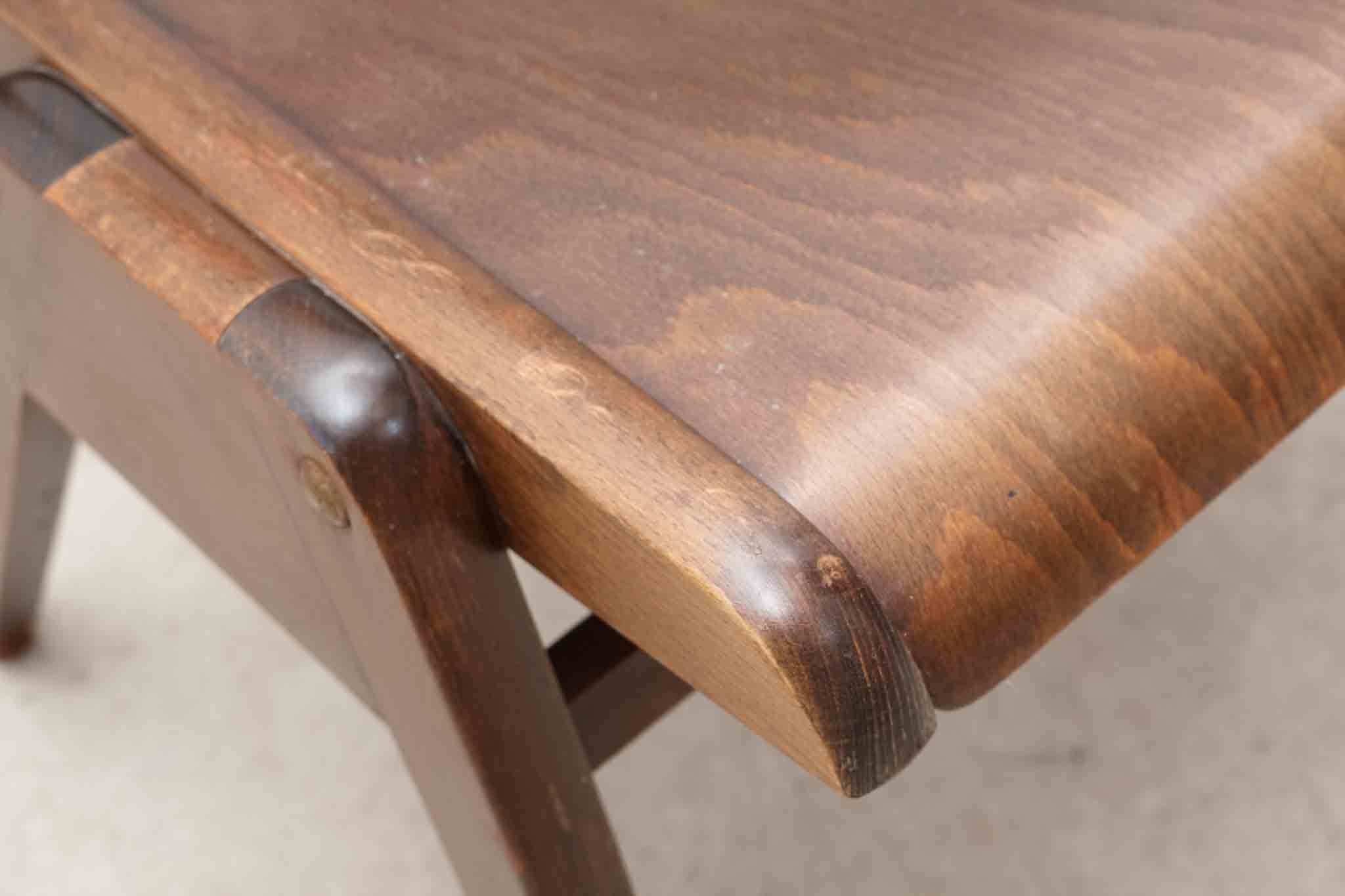 Chaise bistrot scandinave ébène