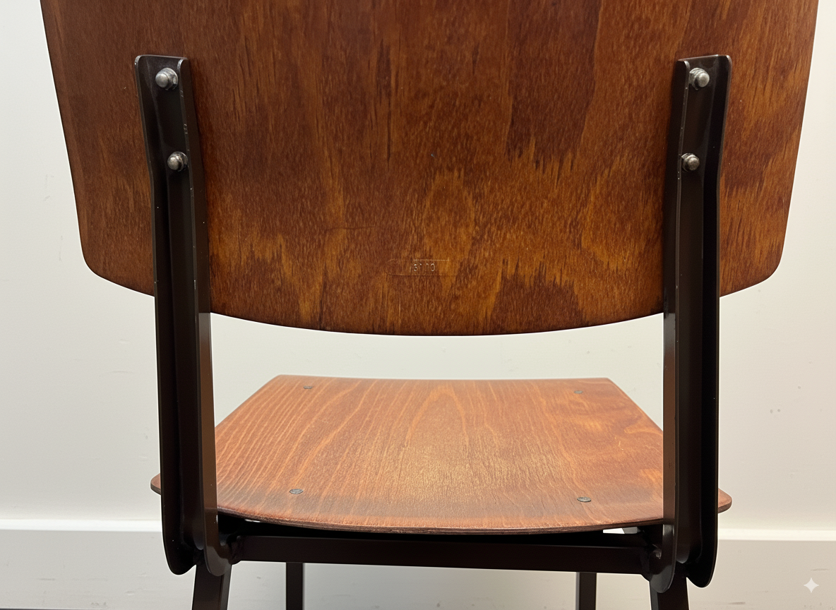 Chaise Marko Kwartet chêne et marron