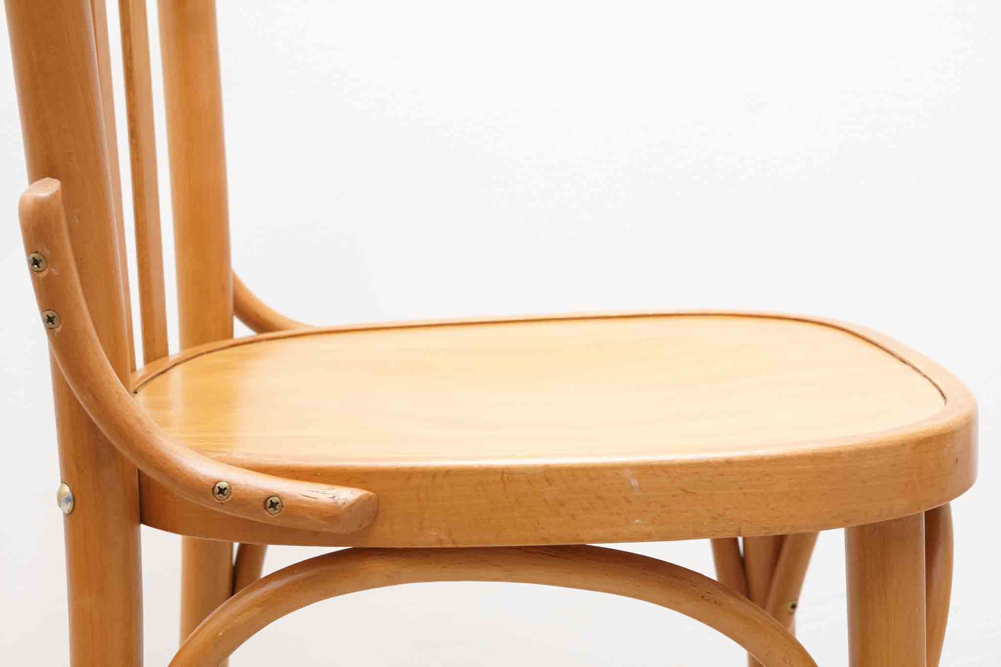 Chaise bistrot style Baumann hêtre