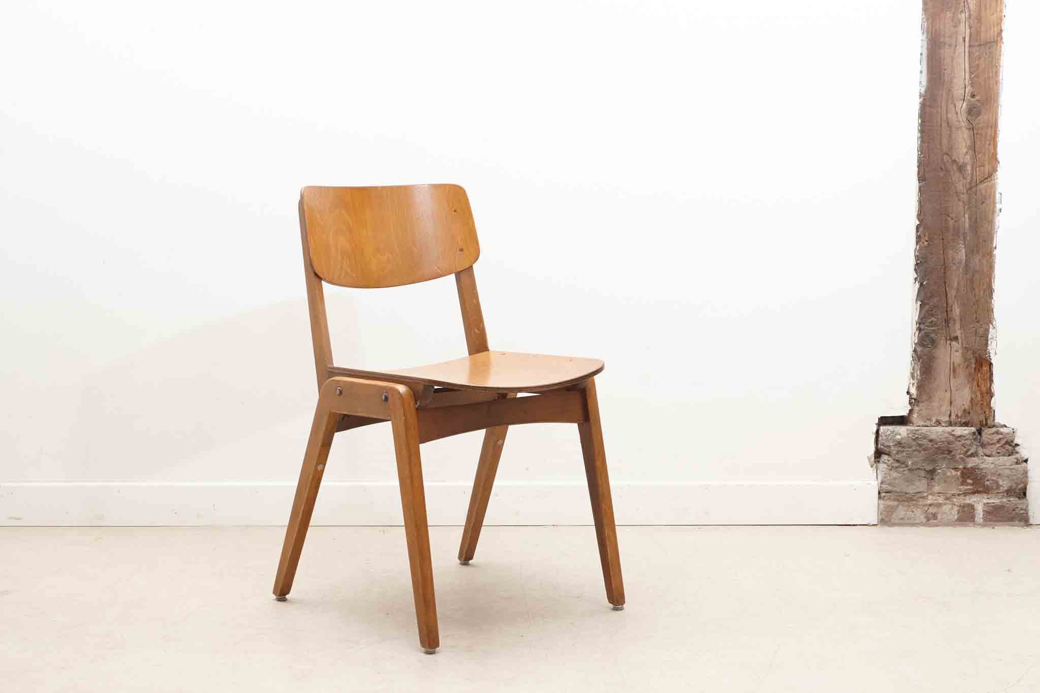 Chaise bistrot style scandinave chêne
