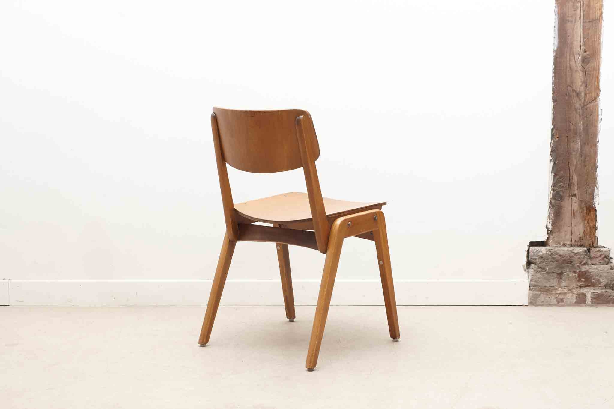 Chaise bistrot style scandinave chêne
