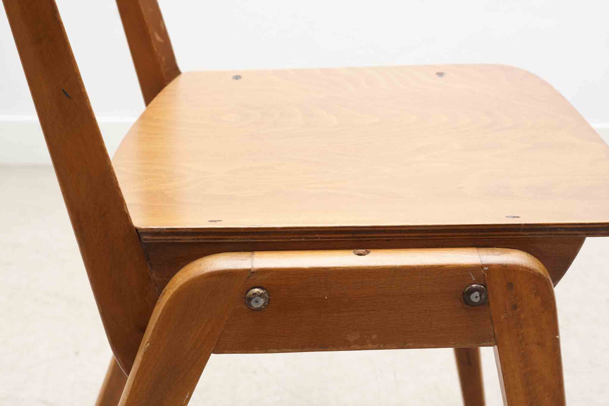 Chaise bistrot style scandinave chêne