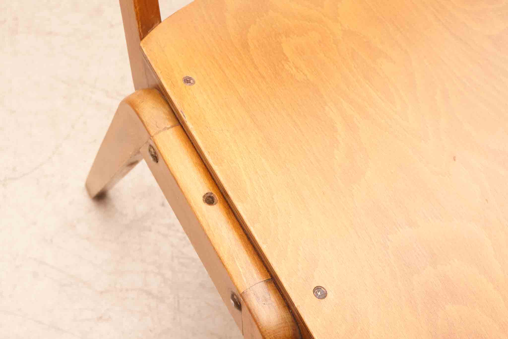 Chaise bistrot style scandinave chêne