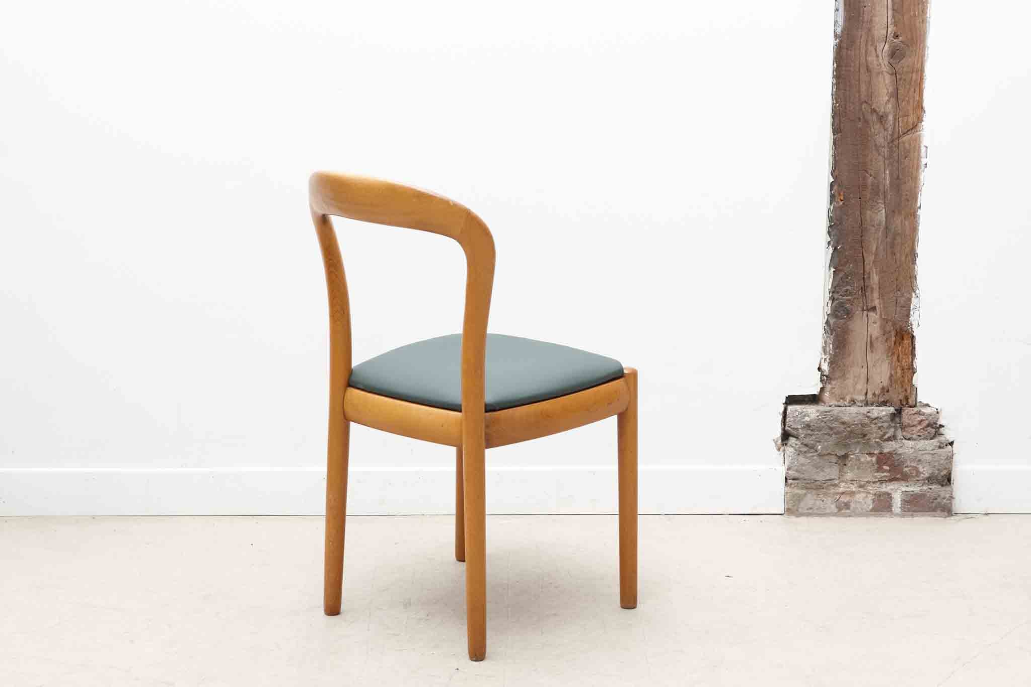 Chaise bistrot style art nouveau vert