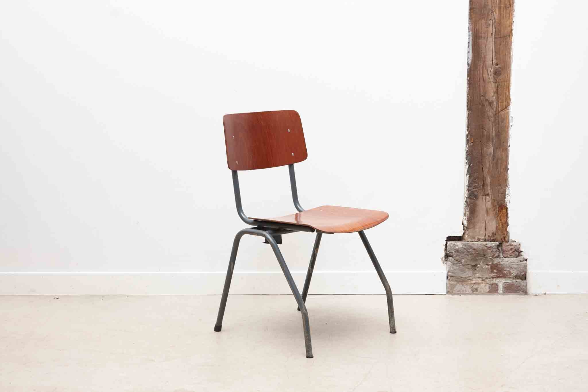 Chaise Eromes chêne / gris
