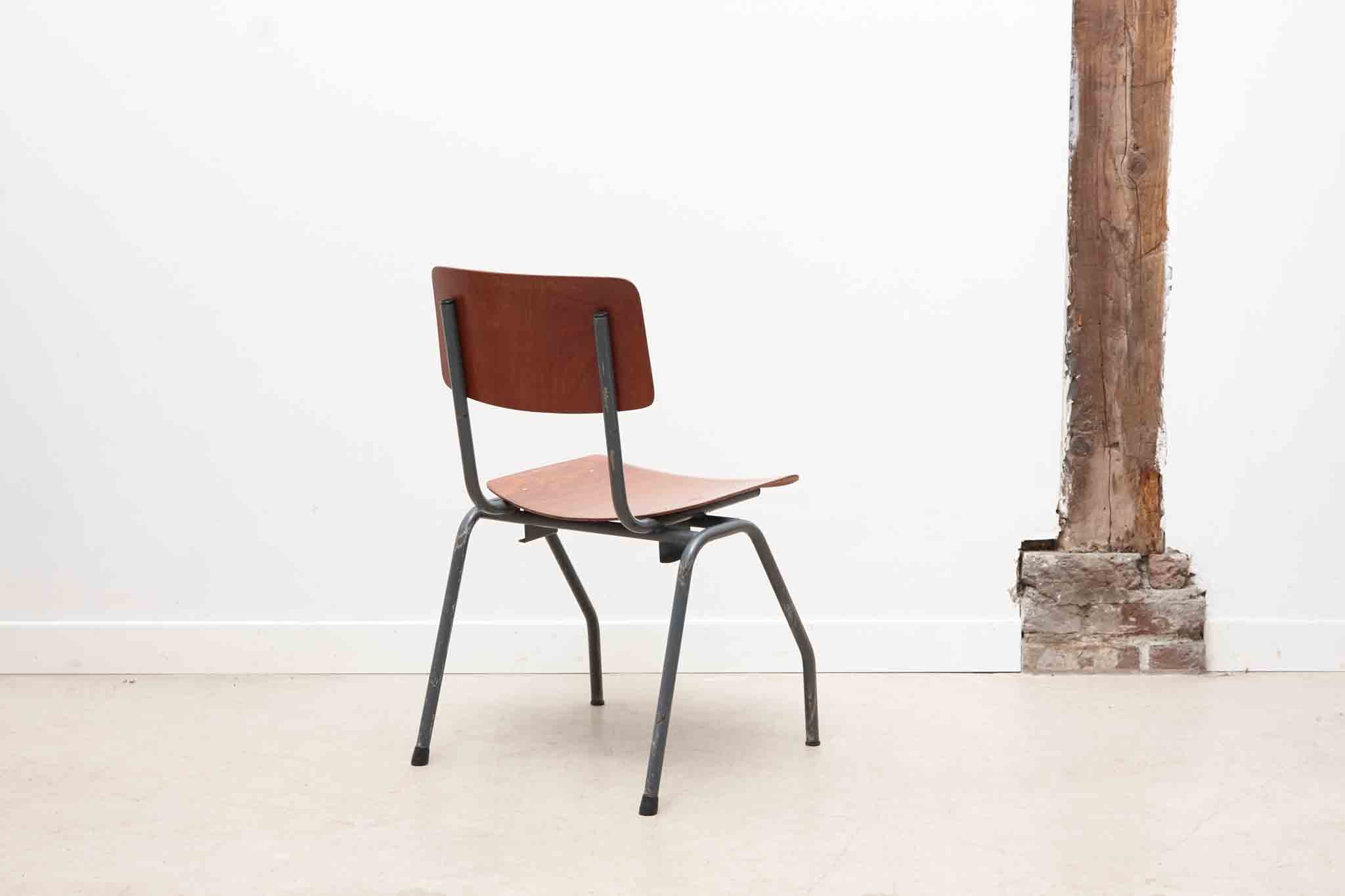 Chaise Eromes chêne / gris