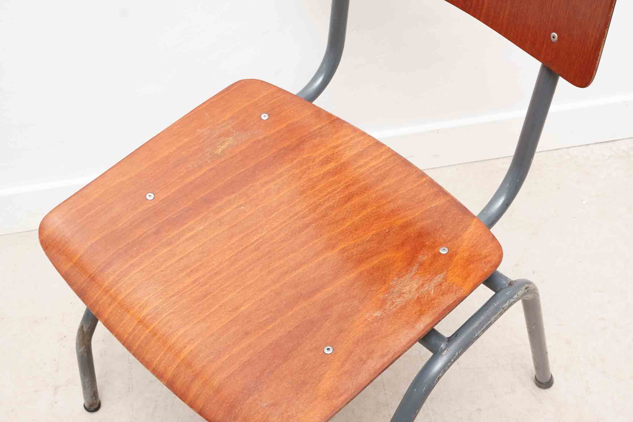Chaise Eromes chêne / gris