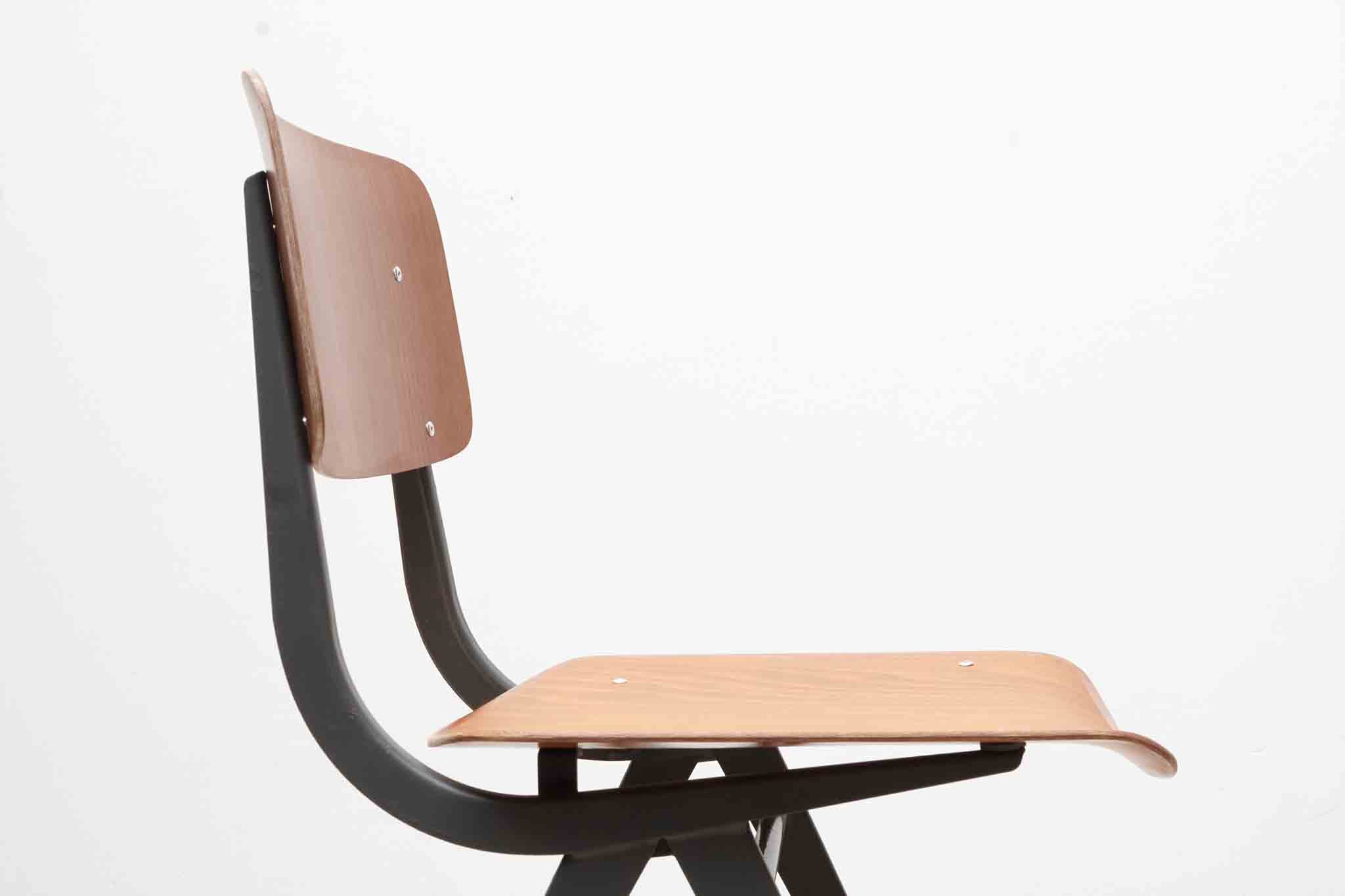 Marko chair Friso style Kramer Oak / Gray