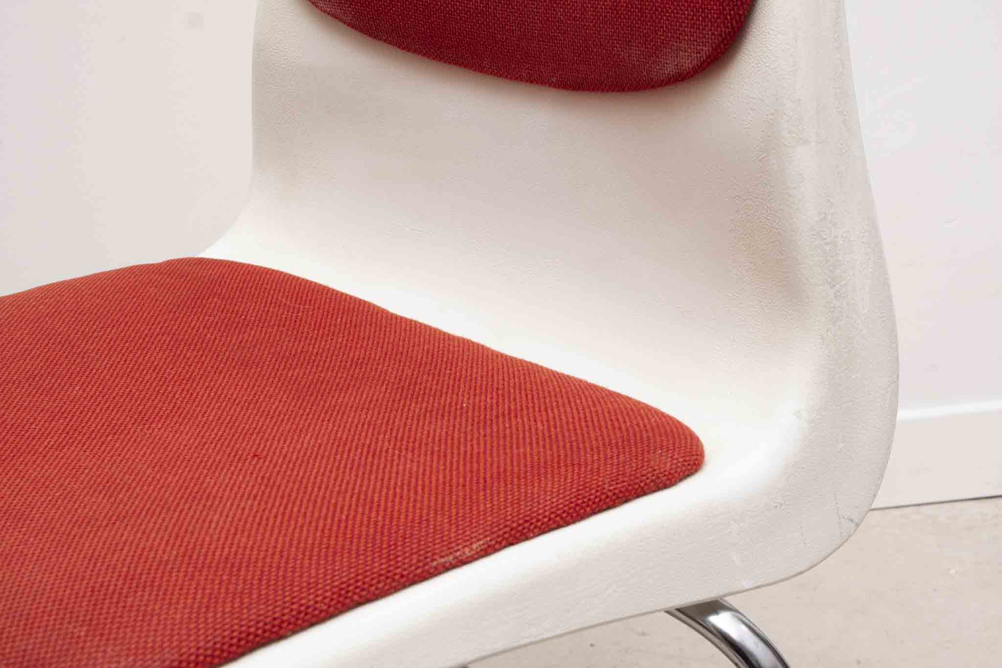 Chaise plastique Lübke 1970