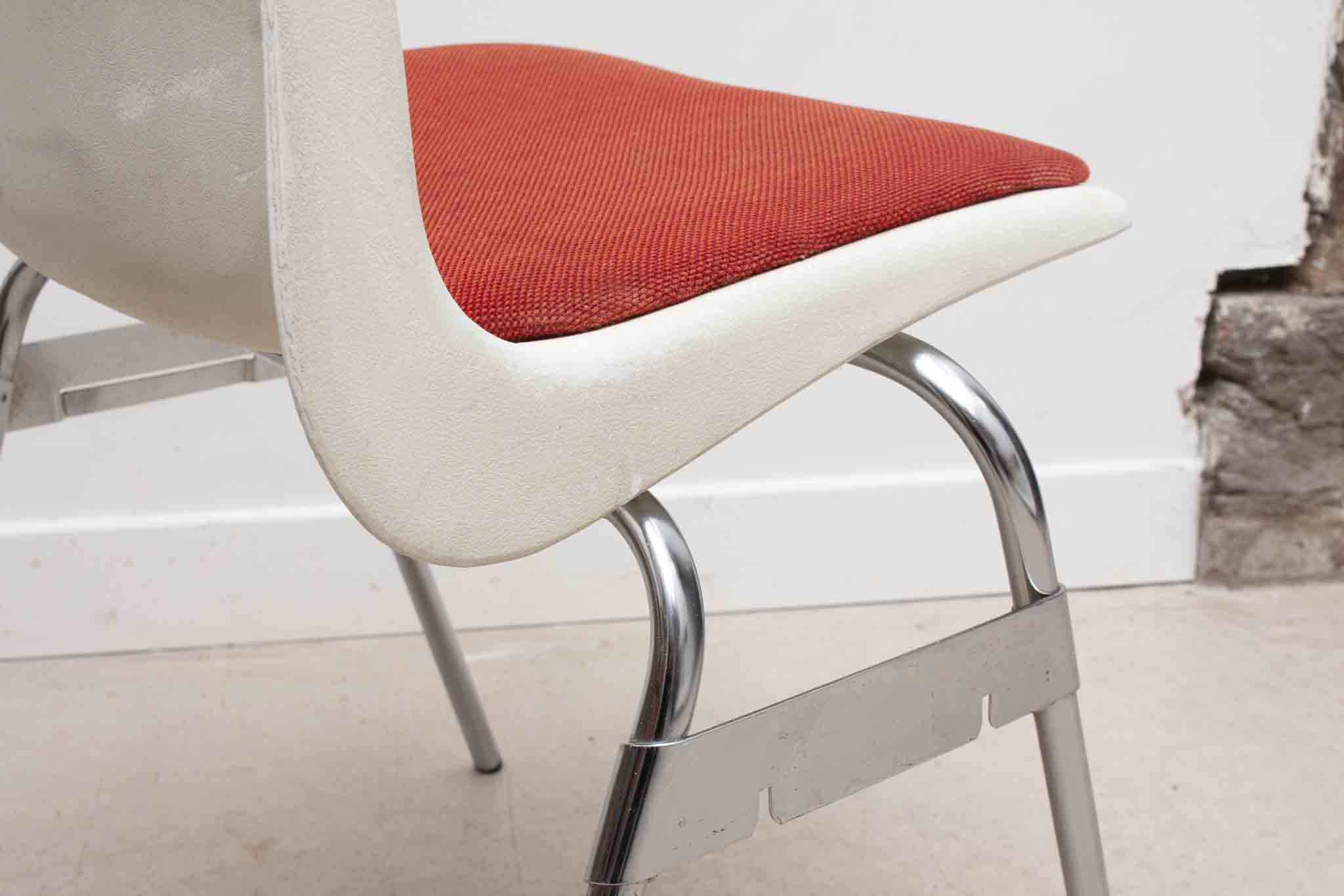 Chaise plastique Lübke 1970