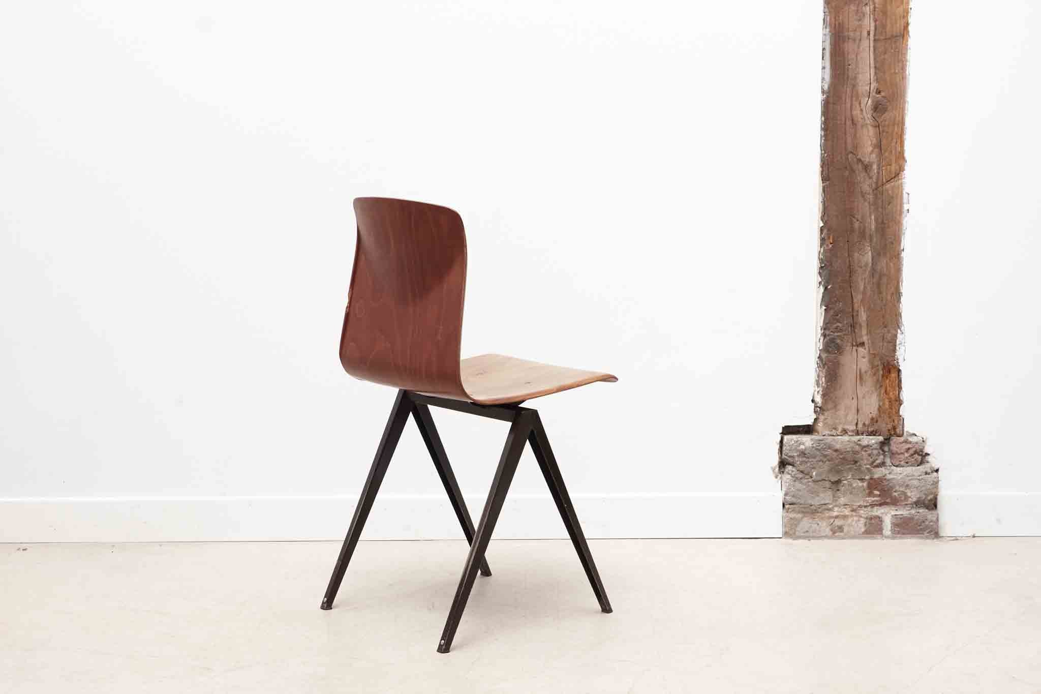 Vintage Galvanitas S19 chair oak / brown