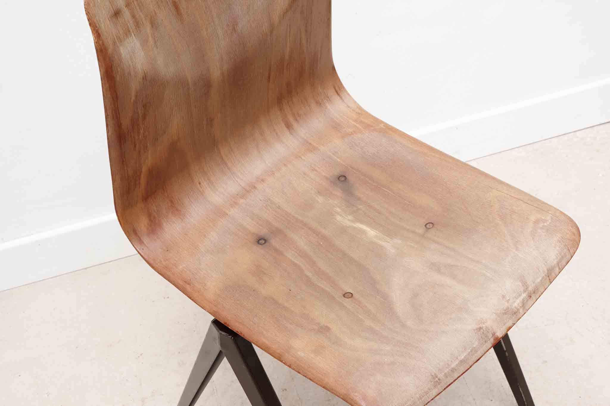Vintage Galvanitas S19 chair oak / brown