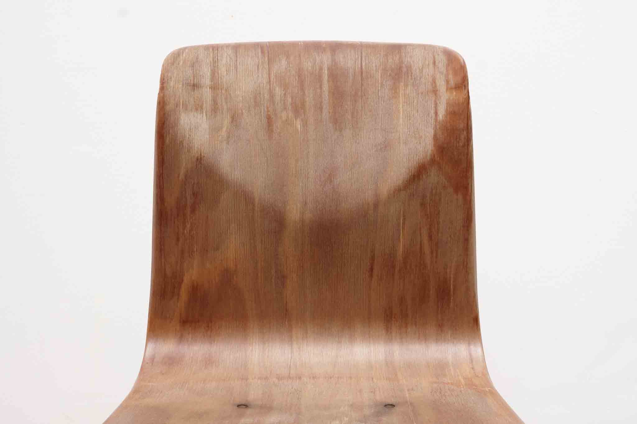Vintage Galvanitas S19 chair oak / brown