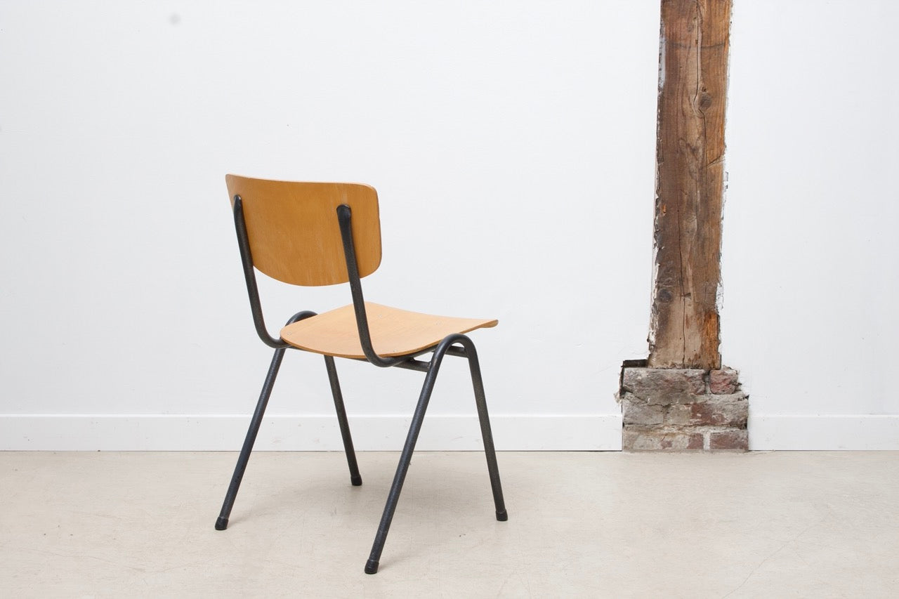 Eromes F4 gray oak chair with hooks