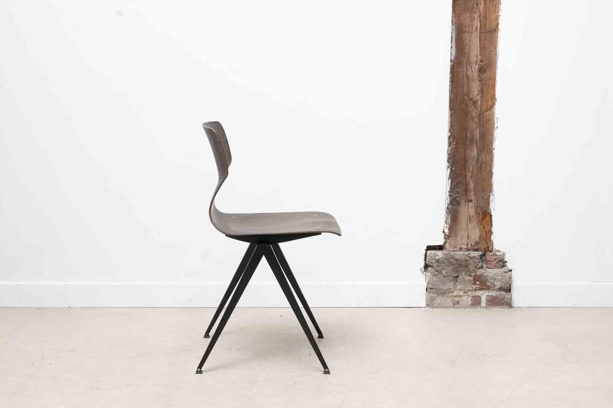 Vintage Galvanitas S19 chair oak / brown