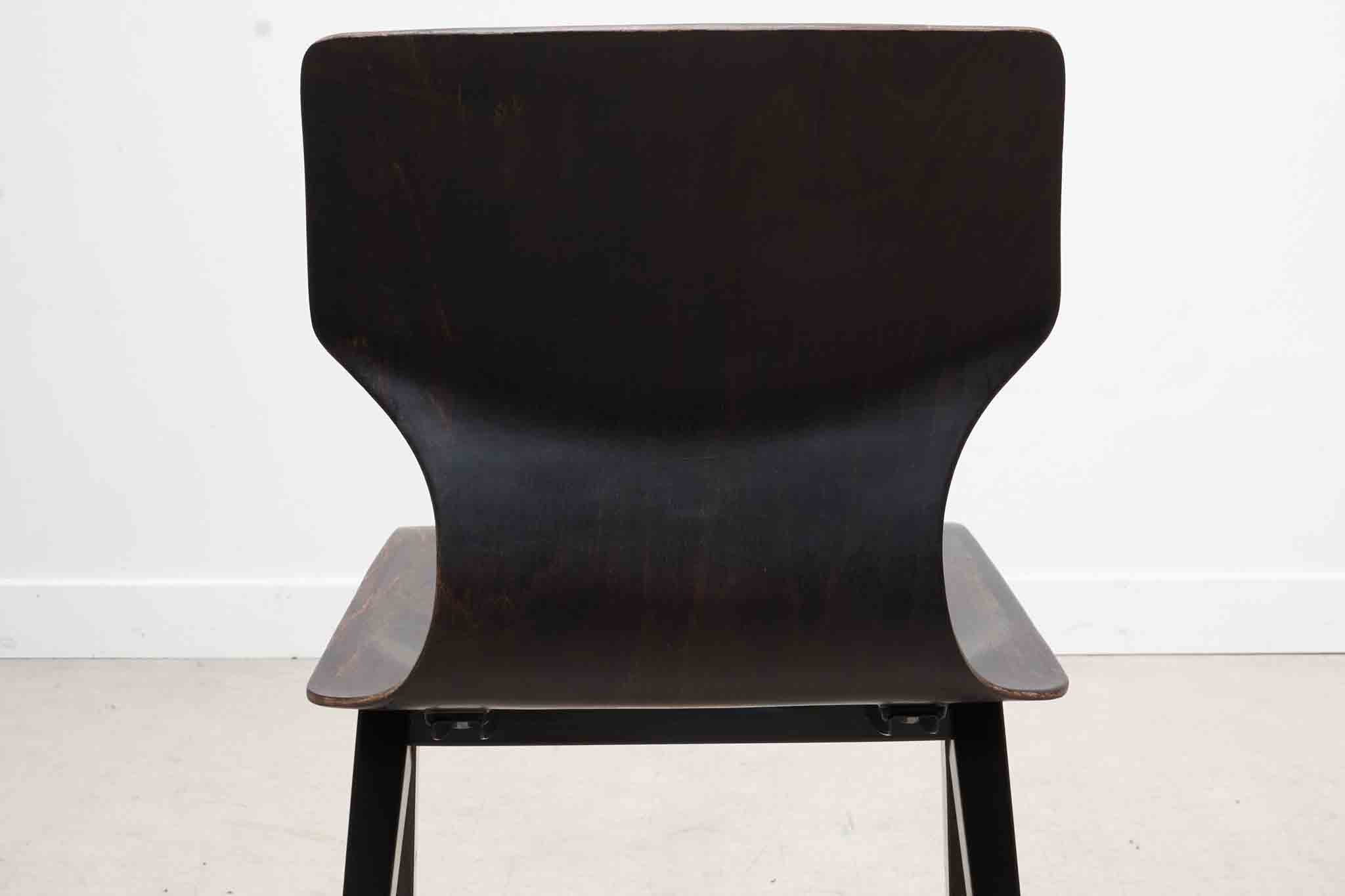 Vintage Galvanitas S19 chair oak / brown