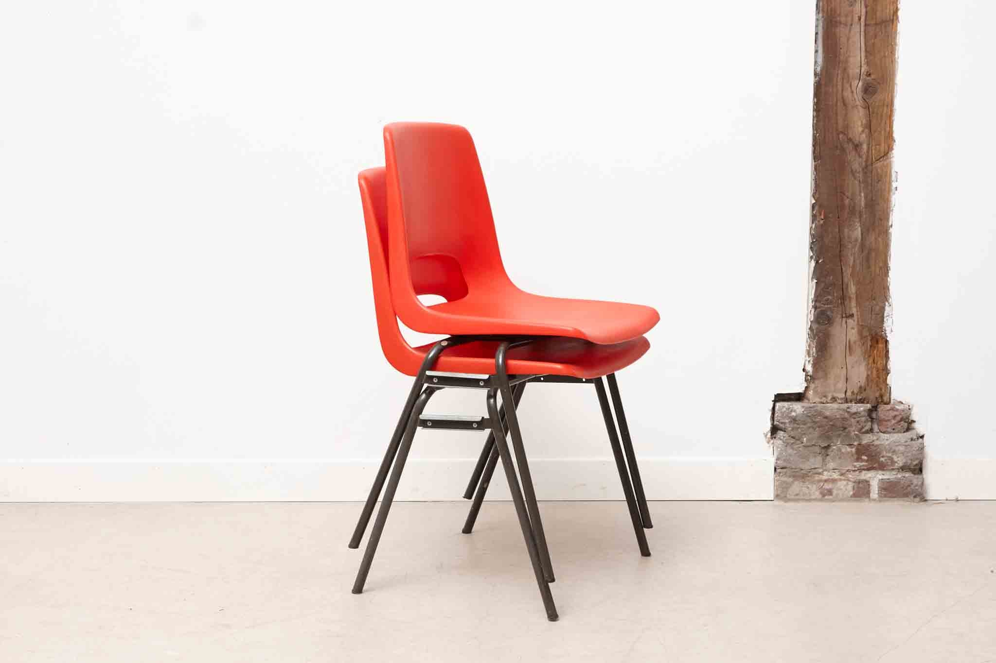 Vintage terrace chairs with armrests