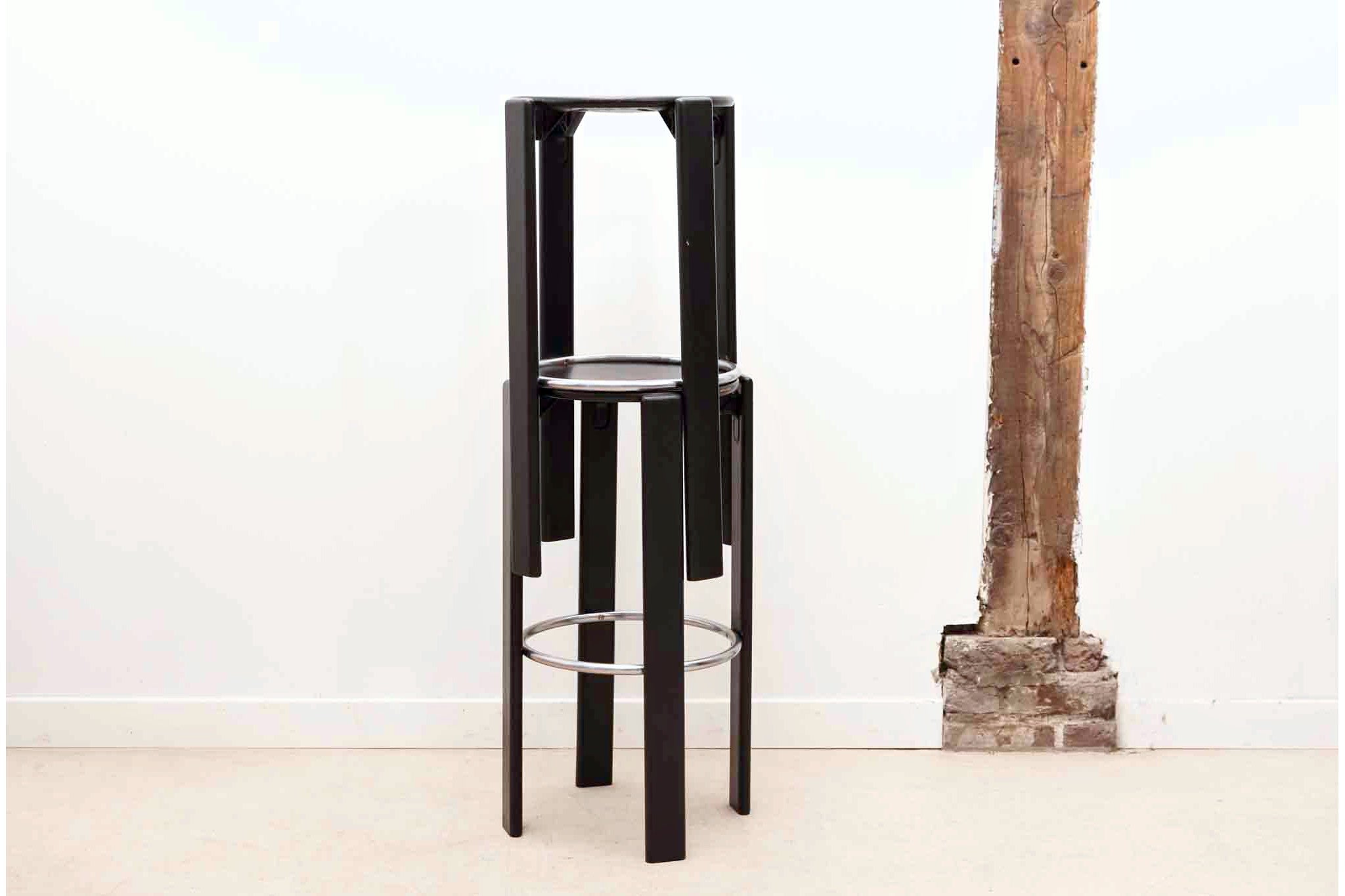 Tabouret Bruno Rey noir