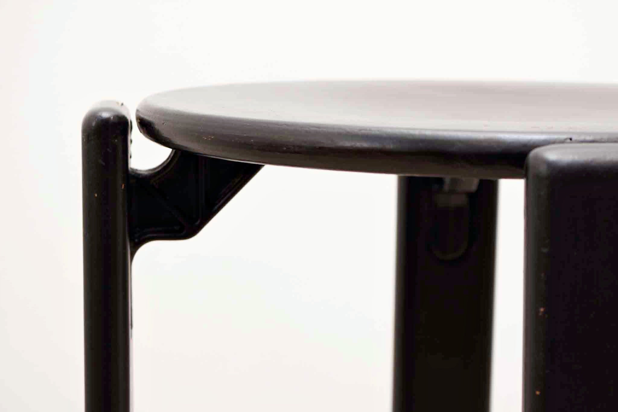 Tabouret Bruno Rey noir