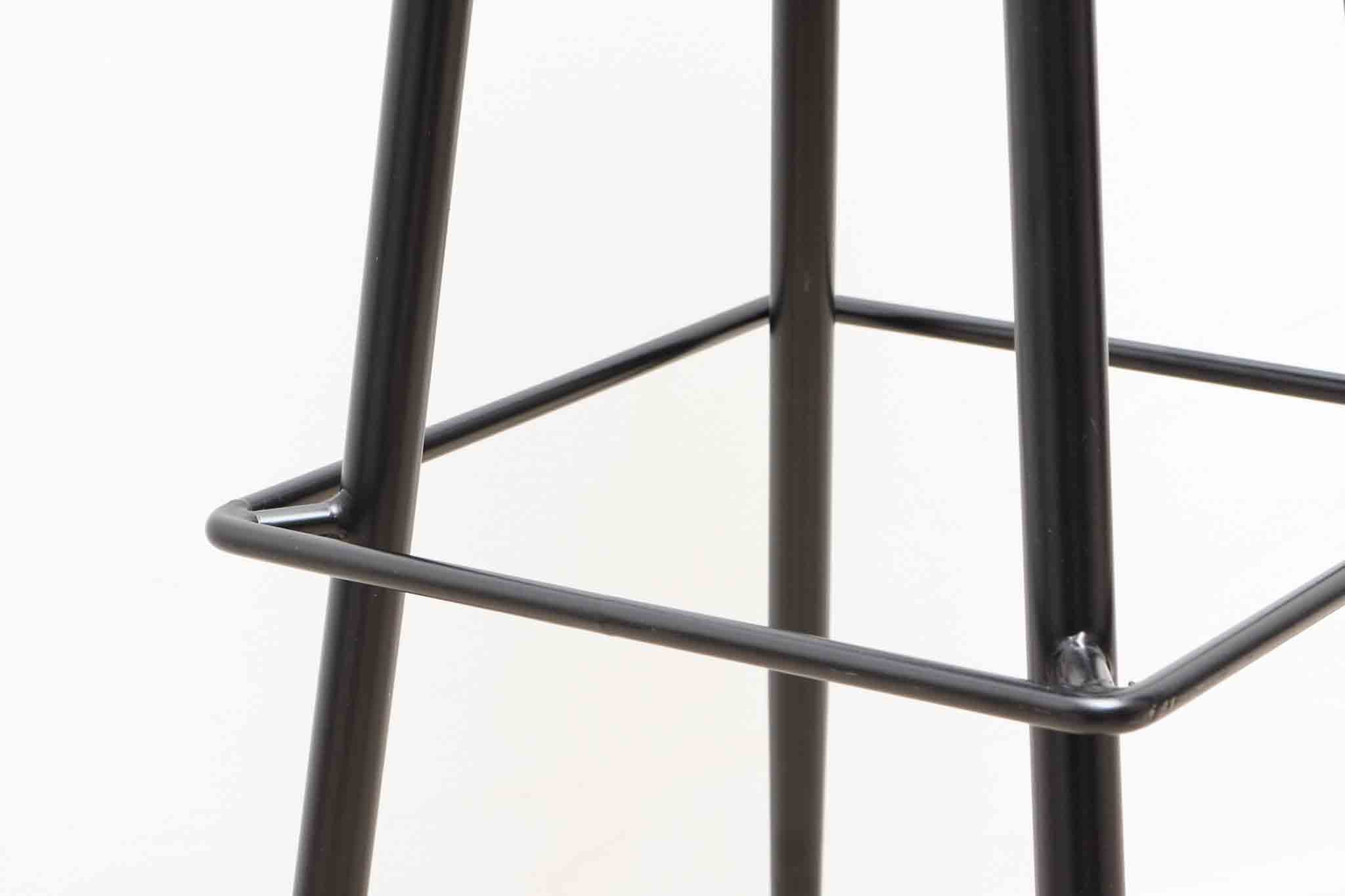 Bar stool with thin metal legs