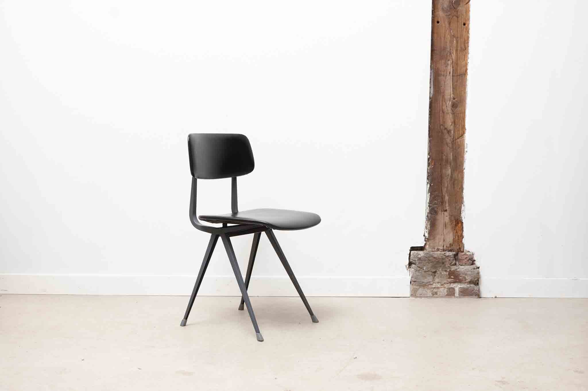 Chair "Result" Friso Kramer burgundy faux leather