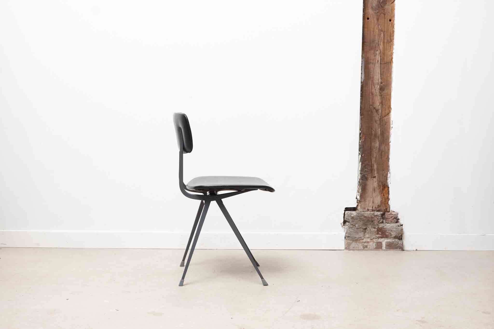 Chair "Result" Friso Kramer burgundy faux leather