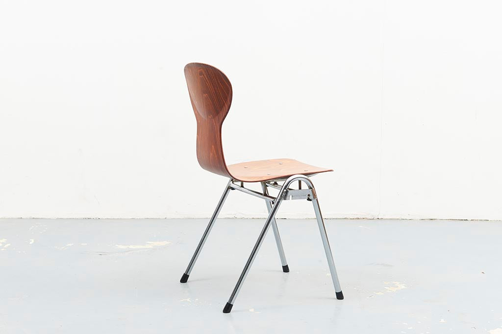 Eromes Ant Chair Oak / Chrome